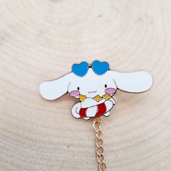 2/$20 Brand New Cinnamoroll Blue Hearts Pin Brooch - Picture 2 of 6